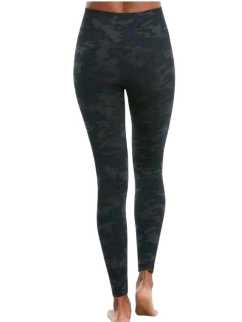 SPANX Look At Me Now Seamless Camo Shaping Leggings in Black Women's L NWT - Picture 5 of 10